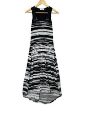 Calvin Klein Hi Low Maxi Dress Womens Size S Varigated Flowy Boho Casual Relaxed