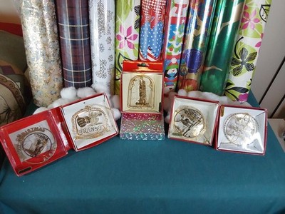 Nations Treasure 3D Laser Cut Gold Brass 5 Ornaments Branson, Ak, MO, Saturn V