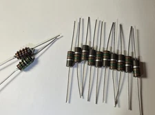10 RF SUPRESSOR PARASITIC CHOKE RESISTORS - 150 OHM  2 WATT CARBON COMPOSITE