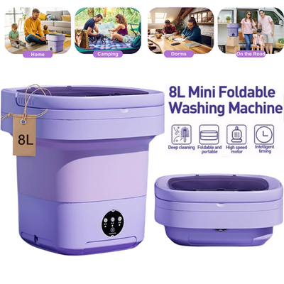#ad Portable Washing Machine Mini Washer Foldable Washer and Spin Dryer Small Trave $23.98