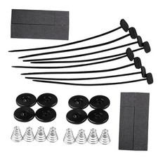 2 Set Car Fan Mounting Kit, Radiator Fan Zip Ties Clips Mounting Kit, Electric