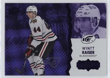 2023-24 Upper Deck Ice Rookies Purple Wyatt Kaiser #130 g9n