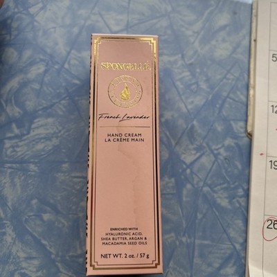 Spongelle Hand Cream French Lavender Hand Cream 2 oz /57g - NEW IN BOX