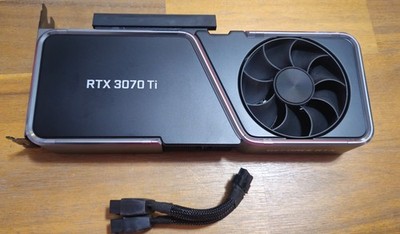 NVIDIA GeForce RTX 3070 Ti Founders Edition 8GB GDDR6X Graphics Card-MINIMAL USE