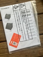 Roland PM-100 PM-200 Personal Monitor Owners Manual