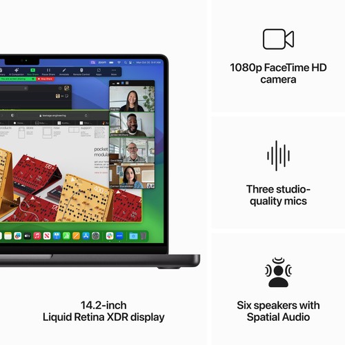 Apple MacBook Pro 14,2" pollici MFGYR 2024 M3 MAX 36 GB RAM 1 TB SSD laptop garanzia - Foto 15 di 24