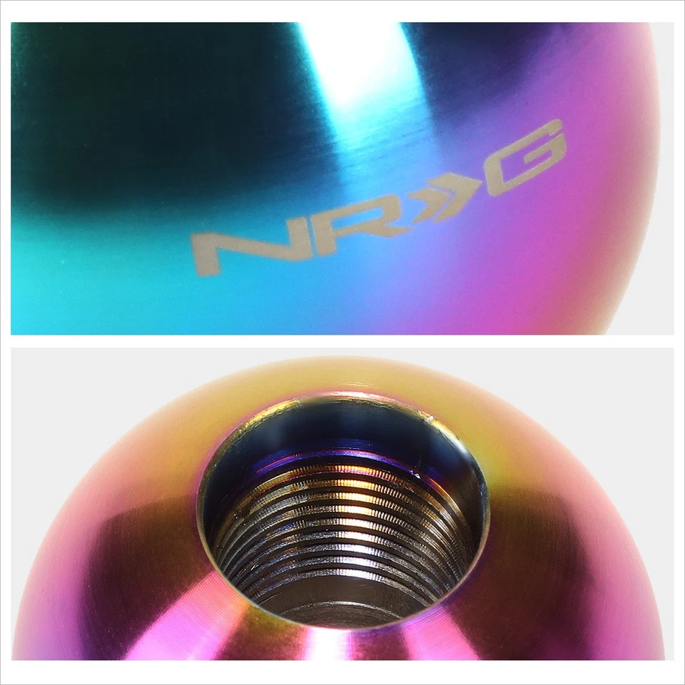 NRG Innovation SK-350MC Universal 43mm Bola Redonda Estilo Perilla de Cambio Neo Cromo Foto 3 de 4