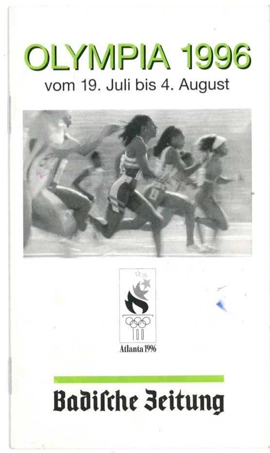 Planer zu Sommer-Olympia 1996 in Atlanta - Bild 1 von 1