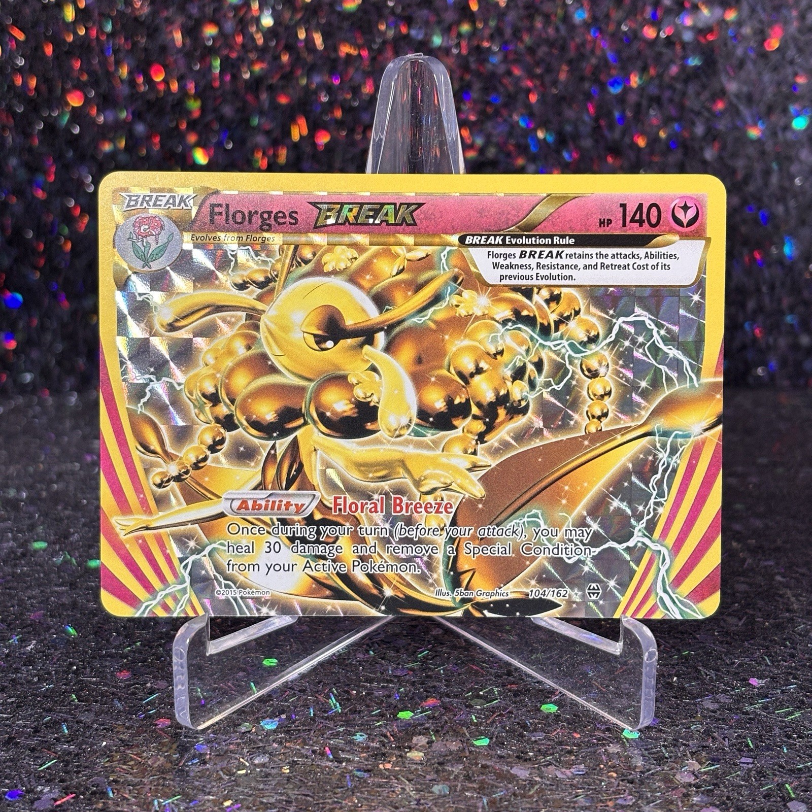 Pokemon TCG Florges BREAK 104/162 Breakthrough Holo