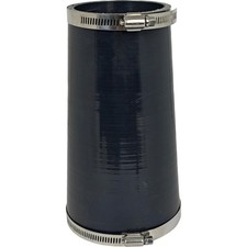 Fit Chevrolet Corvette C4 1985-1989 Smooth Air Intake Coupler Hose w/Band Clamp