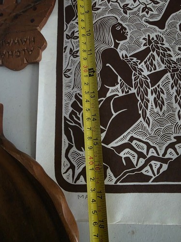 HAWAII ARTIST DIETRICH VAREZ 2009 PENCIL SIGNED MAILE PRINT-- 12"x24" BEAUTIFUL! - Picture 6 of 11