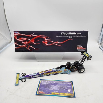 10A 2005 Autograph Clay Millican Werner Enterprises 1:24 Top Fuel Dragster *Read
