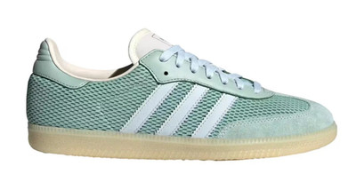 SIZE 9.5 - Adidas Samba OG Hazy Green / Sky Tint / Off White JI3179 MENS NEW