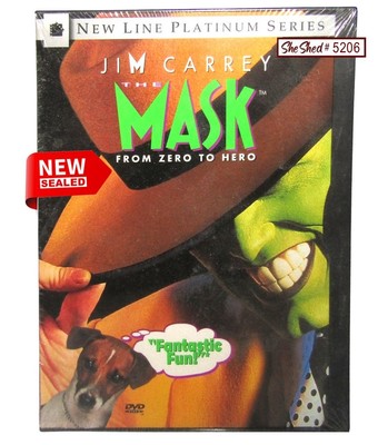 The Mask - Zero to Hero DVD Promo N4011 Platinum Series Jim Carrey NEW Sealed