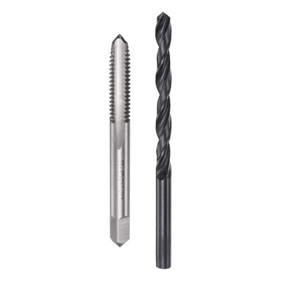 Gewindebohrer und Bohrer-Set, 1/4-20 UNC Gewindebohrer & 3/16'' oxid Spiralbohrer