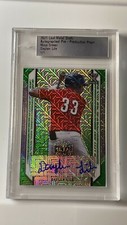  2021 Leaf Metal Draft - DAYLEN LILE - Green Mojo Encased Auto 1/1