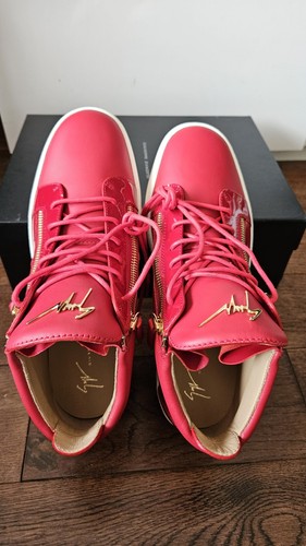 GIUSEPPE ZANOTTI MAY LOND TR UOMO BIREL/VAGUE FIAMMA HIGH TOP UK 12, EU 46 BNIB - Picture 5 of 15
