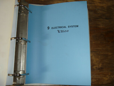 Kubota B3200 Tractor Electrical Wiring Diagram Manual | eBay