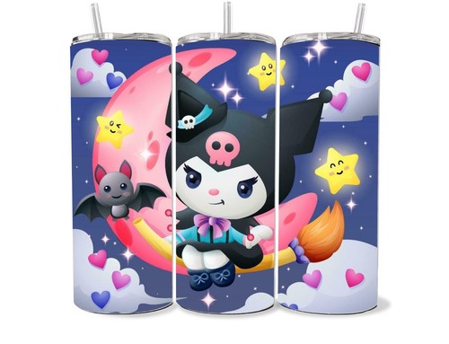Tumbler 20oz Cup Kuromi Kitty Kawaii Hello - 第 1/1 張圖片