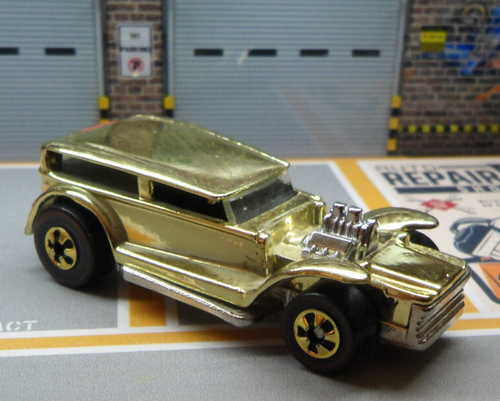 1994 Hot Wheels FAO Schwarz Gold "The Demon" Vintage Redlines - Picture 6 of 10