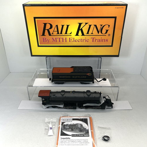MTH RailKing 30-1322-1 Western Maryland 2-8-8-2 Dampflok PS.2 O Neu #925