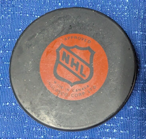 NHL Hartford Whalers Viceroy / Inglasco Approved Game Puck 1980-84 V4 Slug - Bild 2 von 3