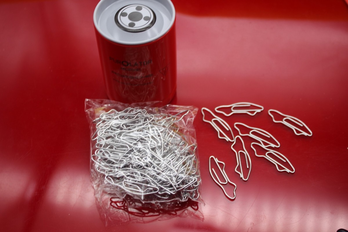 Porsche 911 Silhouette Paper Clips – 100-Piece Set – Fun Christmas Gift Idea 2024