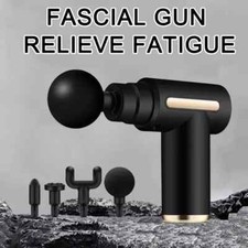 Fascial Massage Gun Electric Percussion Pistol Massager Body Relaxation With LED