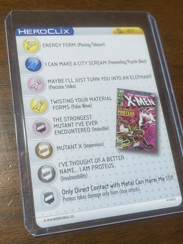 Marvel Heroclix Uncanny X-Men 057 Proteus Super Rare - Picture 3 of 6