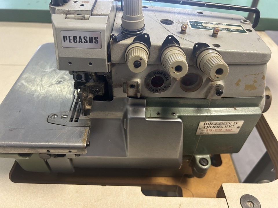 Pegasus / Wilcox & Gibbs 515-E32-430 Industrial Overlock/Serger Sewing ...