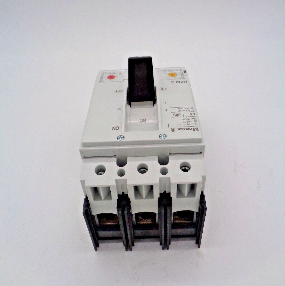 EATON KLOCKNER MOELLER NZMB2-A80-BT-NA 80 A 3 POLE CIRCUIT BREAKER, NEW