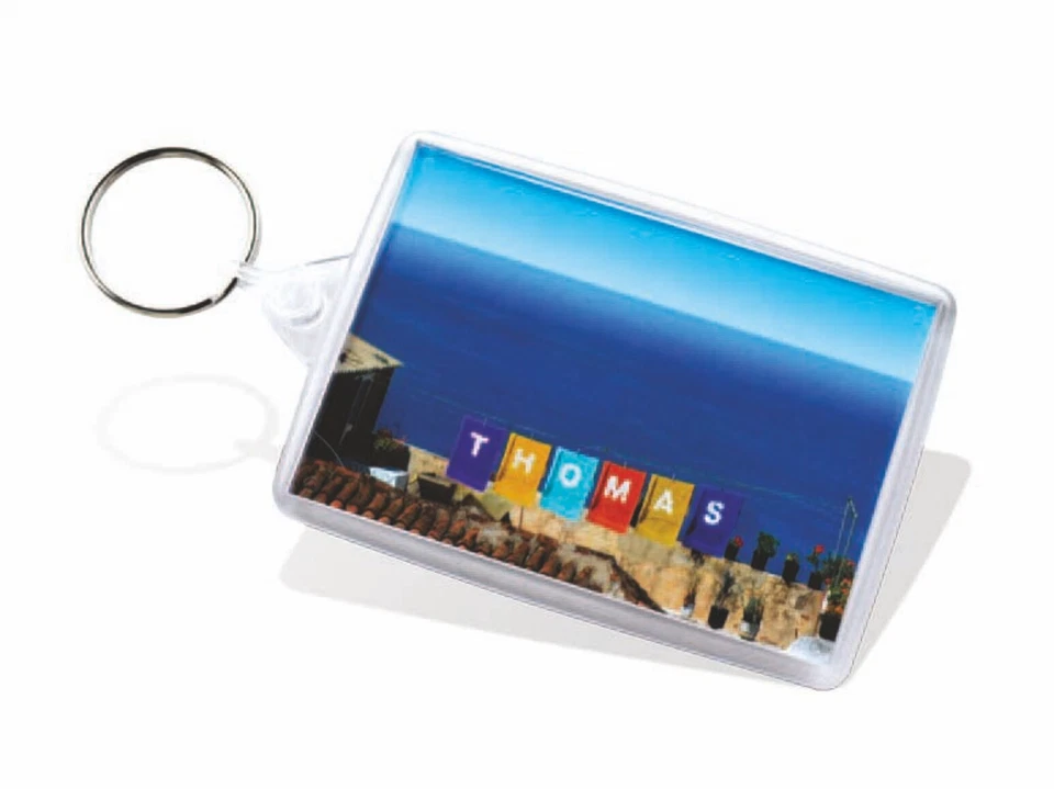 XL IA02 Key Rings - Wallet clear acrylic fobs made in the UK 73x51mm inserts - Image 3 of 3