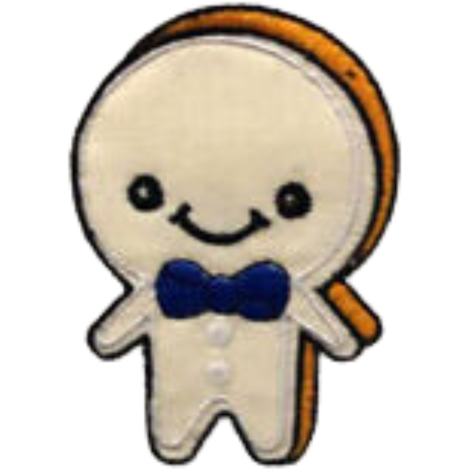 Smiley Cartoon Embroidered Iron-On Patch for Jackets DIY Applique