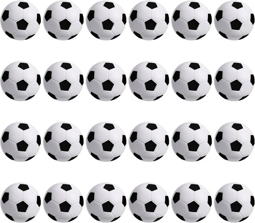 WELLVO 24Pcs Mini Foam Soccer Stress Balls Party Favors for Kids...