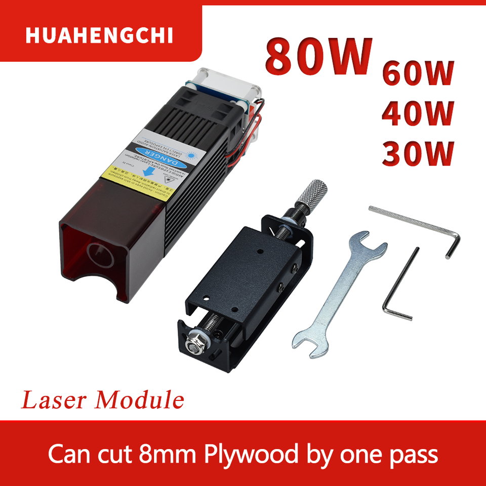 30W/40W/60W/80W Laser Module Head with Slide for DIY CNC Laser ...