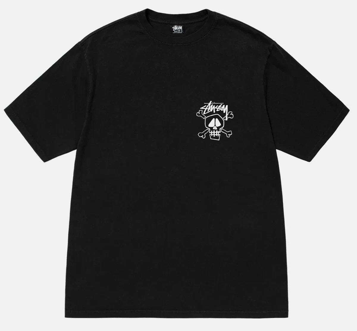 stussy points pigment dyed tee