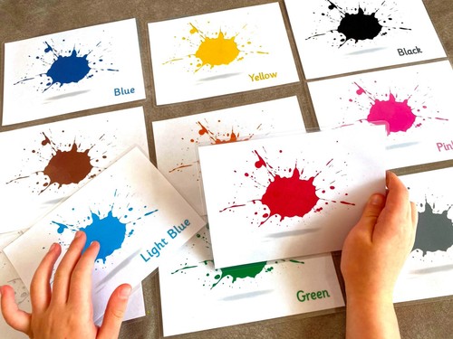 Colour Flashcards Large A6 size Educational Learning for Pre-Schoolers, EYFS - Picture 4 of 5