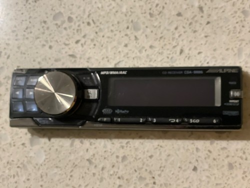 ALPINE CDA-9886 CAR STEREO FACEPLATE ONLY ALPINE CDA-9886 FACEPLATE ONLY OEM🟠 - Picture 11 of 24