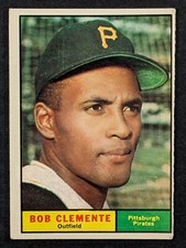 1961 Topps Baseball #388 Roberto Clemente Pittsburgh Pirates