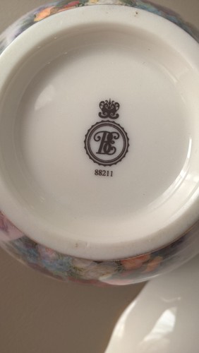 Lena Liu Bradford Editions Tea Cup Teacup Saucer GLORY Glorious Chintz Porcelain - Picture 21 of 24