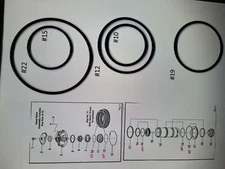 O-Ring Depot aftermarket o-ring kit Fits Ridgid R350RHF