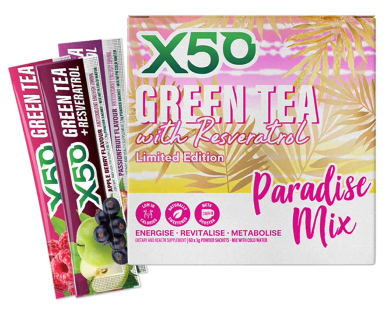 GREEN TEA X50 60 SERVES TRIBECCA HEALTH X 50 DETOX WEIGHT LOSS ENERGY DRINK eBay