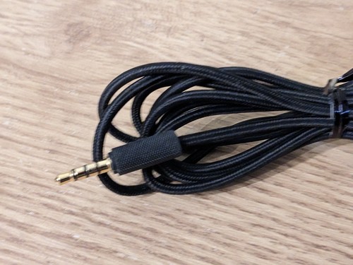 Cable/mic ONLY Logitech G Pro X headset 3.5mm inline mute volume control USB - Afbeelding 12 van 27