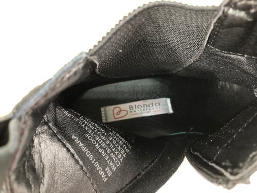 NEW Blondo Womens Para Waterproof Suede Pull-on Ankle Bootie/Side Zip US 8 Black - Picture 18 of 20
