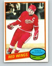 1980-81 O-Pee-Chee #245 Dale McCourt  Detroit Red Wings V39560