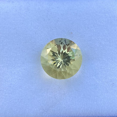 lemon quartz 13mm round 6.91ct natural gemstone