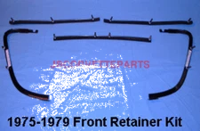 1975 thru 1979 Corvette Front  Bumper Retainer 5pc SetNEW 