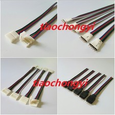 4Pin 5Pin RGB/RGBW Connectors with Cable For 5050 RGB/RGBW LED Strip Light 1-50P