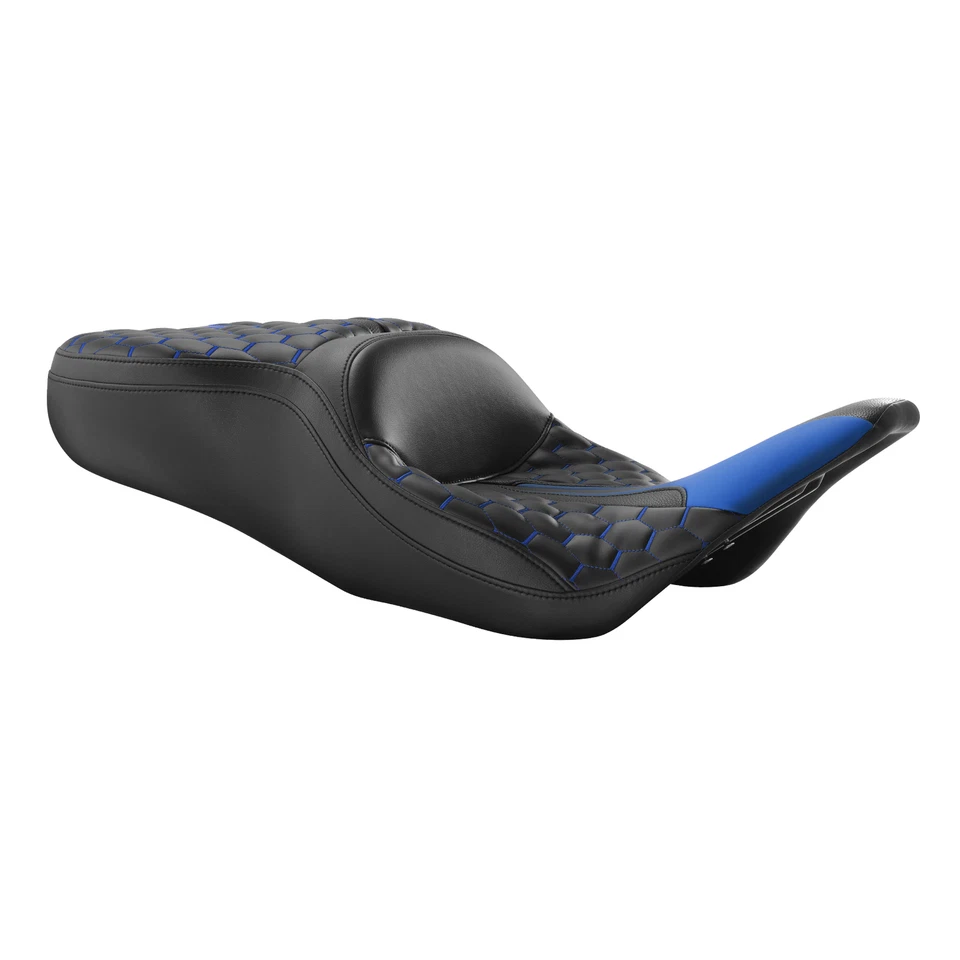 Asiento de conductor pasajero apto para Harley Electra Glide Ultra Classic FLHTC 1997-2007 Foto 2 de 4