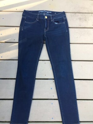 American Eagle Outfitters Womans Size 2 Jegging Denim Jeans Stretch Dark Wash